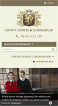 Mobile Screenshot of countyschoolwear.co.uk